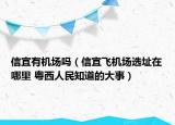 信宜有机场吗（信宜飞机场选址在哪里 粤西人民知道的大事）