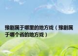 豫剧属于哪里的地方戏（豫剧属于哪个省的地方戏）