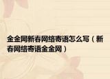 金金网新春网络寄语怎么写（新春网络寄语金金网）