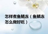 怎样煮鱼鳞冻（鱼鳞冻怎么做好吃）