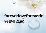 foreverloveforeverlove是什么歌