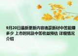9月20日最新更新内容逸豪新材中签能赚多少 上市时间及中签收益预估 详细情况介绍