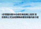 1岁男童失联38小时在铁丝网上找到 挂在铁丝上无法动弹具体情况详细内容介绍
