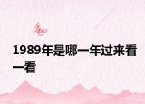1989年是哪一年过来看一看