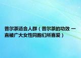 普尔茶适合人群（普尔茶的功效 一直被广大女性同胞们所喜爱）