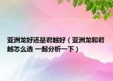 亚洲龙好还是君越好（亚洲龙和君越怎么选 一起分析一下）