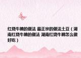红烧牛腩的做法 最正宗的做法土豆（湖南红烧牛腩的做法 湖南红烧牛腩怎么做好吃）