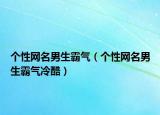 个性网名男生霸气（个性网名男生霸气冷酷）