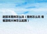 新版本赌刺怎么玩（赌刺怎么玩 看看游戏大神怎么配置）