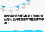 跑步对肾脏有什么坏处（慢跑对肾的好处 坚持这些运动肾脏会再三感激）