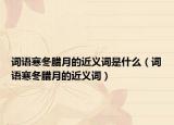 词语寒冬腊月的近义词是什么（词语寒冬腊月的近义词）