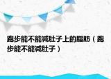 跑步能不能减肚子上的脂肪（跑步能不能减肚子）