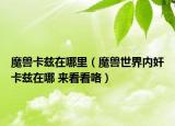 魔兽卡兹在哪里（魔兽世界内奸卡兹在哪 来看看咯）