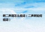 啊二声调怎么组词（二声啊如何组词）