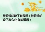 被眼镜蛇咬了有救吗（被眼镜蛇咬了怎么办 你知道吗）