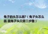 兔子的头怎么画?（兔子头怎么画 画兔子头只需三步骤）