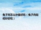 兔子肉怎么炒最好吃（兔子肉如何炒好吃）