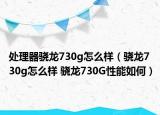处理器骁龙730g怎么样（骁龙730g怎么样 骁龙730G性能如何）