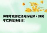 辣烤年糕的做法介绍视频（辣烤年糕的做法介绍）