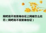 网吧需不需要身份证上网被怎么处罚（网吧需不需要身份证）