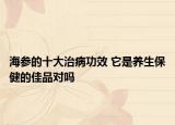 海参的十大治病功效 它是养生保健的佳品对吗