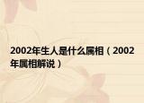 2002年生人是什么属相（2002年属相解说）