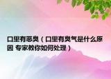口里有恶臭（口里有臭气是什么原因 专家教你如何处理）