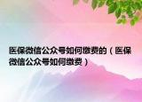 医保微信公众号如何缴费的（医保微信公众号如何缴费）