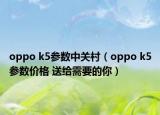 oppo k5参数中关村（oppo k5参数价格 送给需要的你）