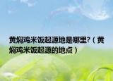 黄焖鸡米饭起源地是哪里?（黄焖鸡米饭起源的地点）