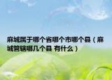 麻城属于哪个省哪个市哪个县（麻城管辖哪几个县 有什么）