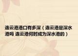 连云港港口有多深（连云港是深水港吗 连云港何时成为深水港的）