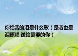 你给我的泪是什么歌（是洒也是泪原唱 送给需要的你）