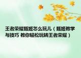 王者荣耀甄姬怎么玩儿（甄姬教学与技巧 教你轻松玩转王者荣耀）