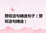 赞叹造句精选句子（赞叹造句精选）