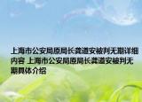 上海市公安局原局长龚道安被判无期详细内容 上海市公安局原局长龚道安被判无期具体介绍