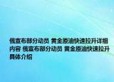 俄宣布部分动员 黄金原油快速拉升详细内容 俄宣布部分动员 黄金原油快速拉升具体介绍