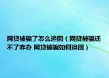 网贷被骗了怎么追回（网贷被骗还不了咋办 网贷被骗如何追回）