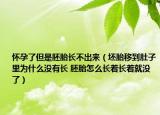 怀孕了但是胚胎长不出来（坯胎移到肚子里为什么没有长 胚胎怎么长着长着就没了）