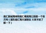 南汇新城海滩和南汇嘴观海公园是一个地方吗（浦东南汇海天湖地址 大家不妨了解一下）