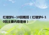 红楼梦6~10回概括（红楼梦6-10回主要内容是啥）