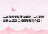 二道杠四星是什么军衔（二杠四星是什么级别 二杠四星军衔介绍）