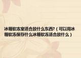 冰箱软冻室适合放什么东西?（可以用冰箱软冻保存什么冰箱软冻适合放什么）