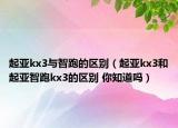 起亚kx3与智跑的区别（起亚kx3和起亚智跑kx3的区别 你知道吗）