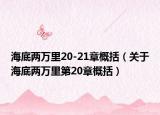 海底两万里20-21章概括（关于海底两万里第20章概括）