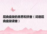 屈曲盘旋的意思和拼音（词语屈曲盘旋读音）