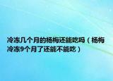 冷冻几个月的杨梅还能吃吗（杨梅冷冻9个月了还能不能吃）
