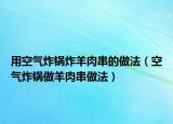 用空气炸锅炸羊肉串的做法（空气炸锅做羊肉串做法）