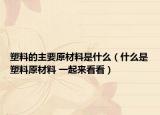 塑料的主要原材料是什么（什么是塑料原材料 一起来看看）