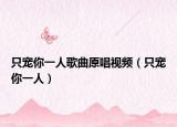 只宠你一人歌曲原唱视频（只宠你一人）